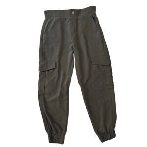 Zara jogger cargo pants olive green womens size small